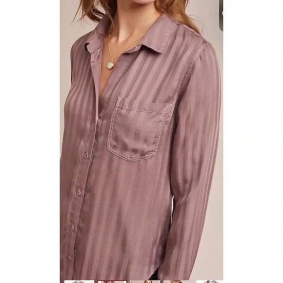 Anthropologie cloth & stone womens long sleeve button down shirt. Size XS - Picture 7 of 7